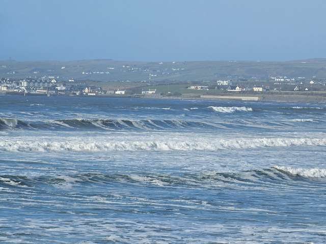 Lots of swell all along the beach